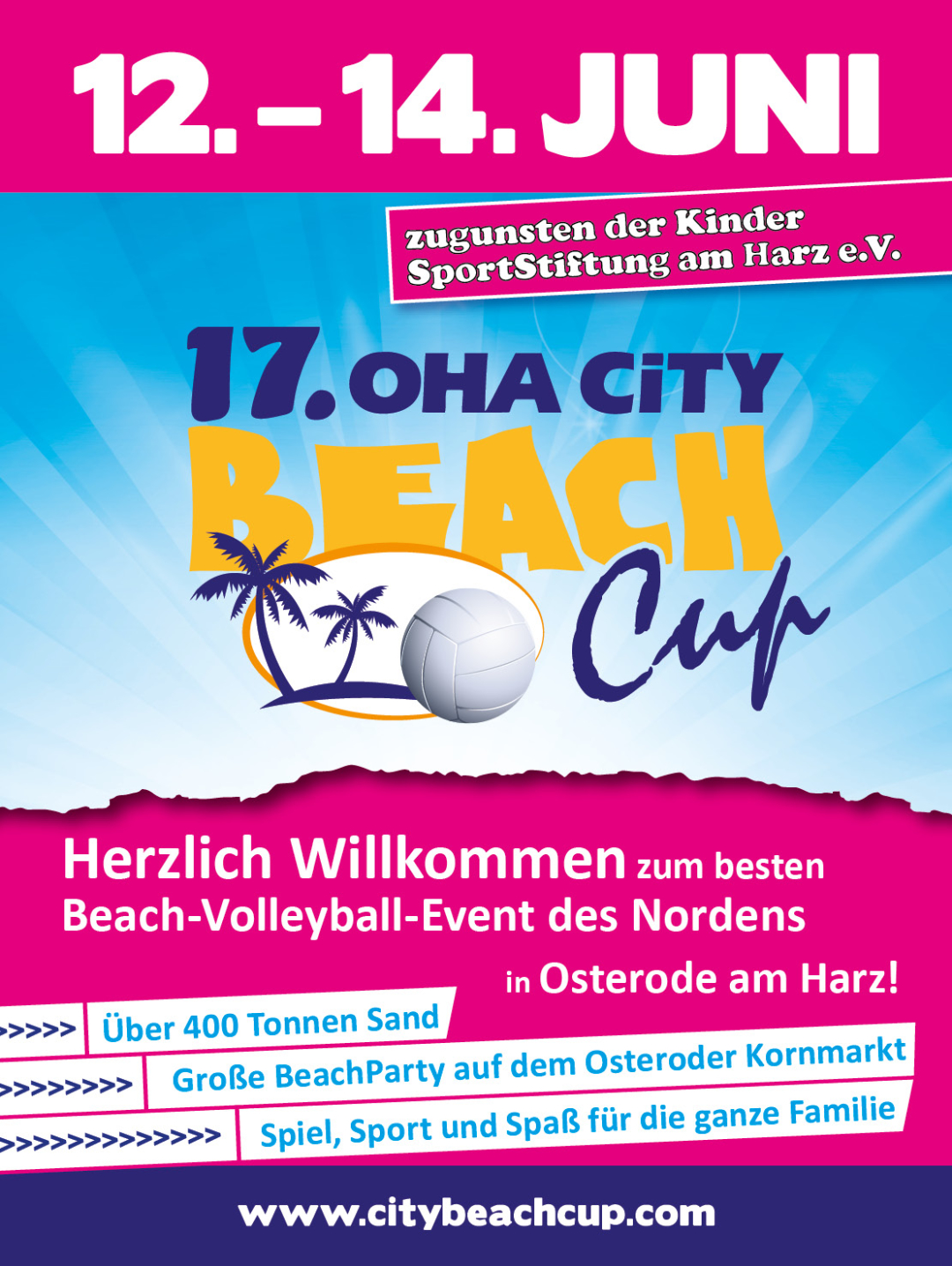 17. OHA CITY BEACH Cup auf dem Osteroder Kornmarkt 17. OHA CITY BEACH Cup auf dem Osteroder Kornmarkt